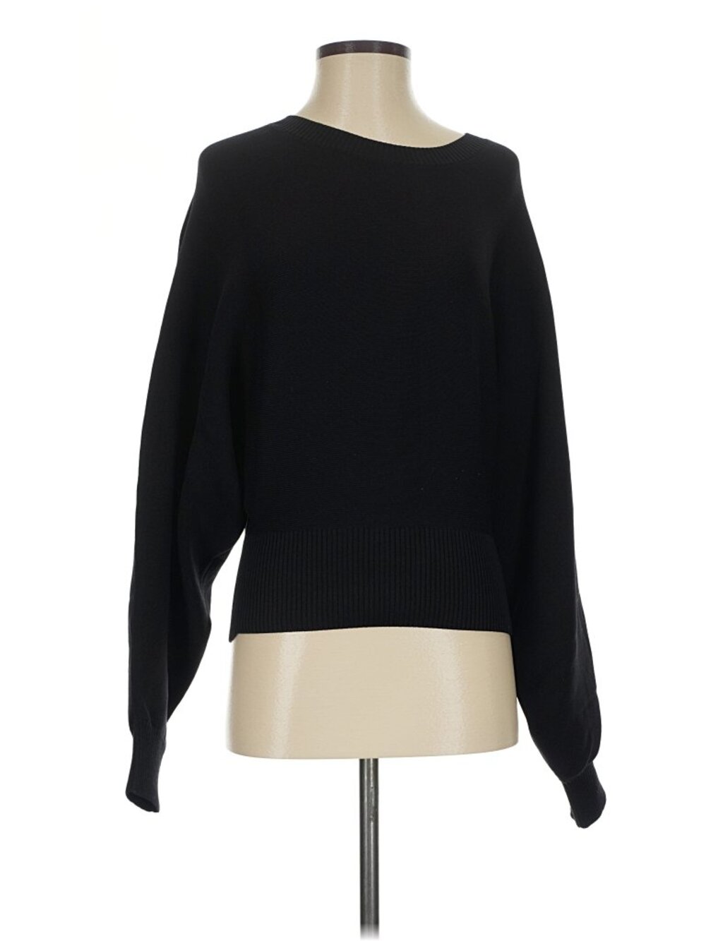 Babaton (Aritzia) Black Boat Neck Sweatshirt | Size Small